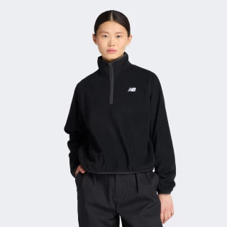 Кофта New Balance Polar Fleece Half Zip | Колір: чорний | купити в