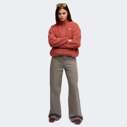 Кофта Puma ESS ELEVATED Comfort Half-Zip Sherpa Crew - 176588, фото 3 - інтернет-магазин MEGASPORT