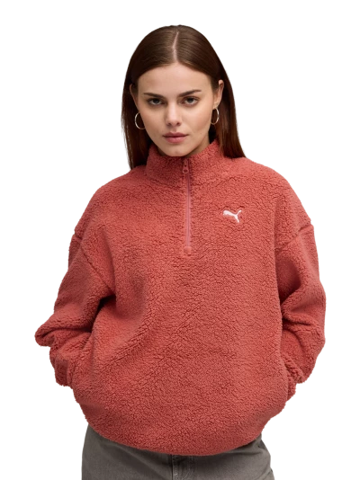 Кофта Puma ESS ELEVATED Comfort Half-Zip Sherpa Crew - 176588, фото 1 - інтернет-магазин MEGASPORT