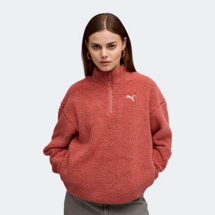 Кофта Puma ESS ELEVATED Comfort Half-Zip Sherpa Crew - 176588, фото 1 - інтернет-магазин MEGASPORT
