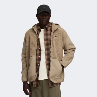 Кофта Puma ESS ELEVATED Relaxed Winterized Full-zip Hoodie Sherpa