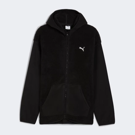 Кофта Puma ESS ELEVATED Relaxed Winterized Full-zip Hoodie Sherpa - 176590, фото 4 - інтернет-магазин MEGASPORT