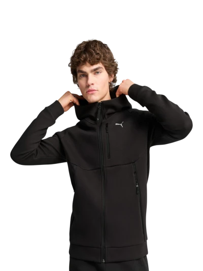 Кофта Puma PUMATECH Full-Zip Hoodie DK - 175147, фото 1 - інтернет-магазин MEGASPORT