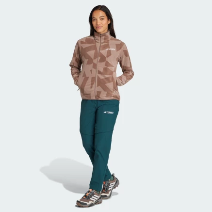 Кофта Adidas W MT AOP FZ FL - 176778, фото 3 - інтернет-магазин MEGASPORT