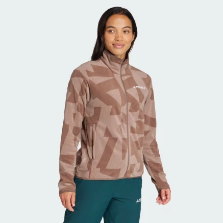 Кофта Adidas W MT AOP FZ FL - 176778, фото 4 - інтернет-магазин MEGASPORT