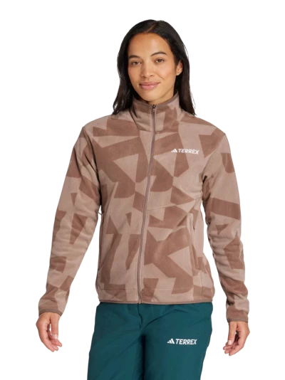 Кофта Adidas W MT AOP FZ FL - 176778, фото 1 - інтернет-магазин MEGASPORT
