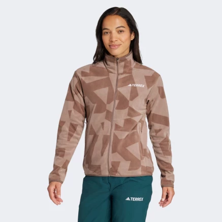 Кофта Adidas W MT AOP FZ FL - 176778, фото 1 - інтернет-магазин MEGASPORT