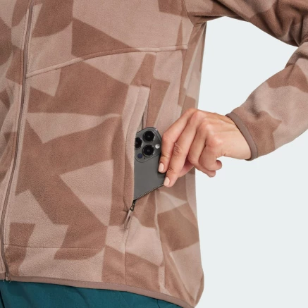 Кофта Adidas W MT AOP FZ FL - 176778, фото 5 - інтернет-магазин MEGASPORT