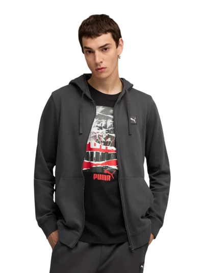 Кофта Puma ESS ELEVATED FZ Hoodie FL - 175175, фото 1 - інтернет-магазин MEGASPORT