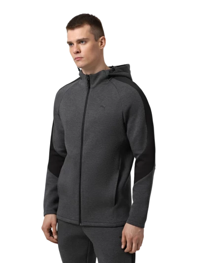 Кофта Puma EVOSTRIPE Core FZ Hoodie - 175150, фото 1 - інтернет-магазин MEGASPORT