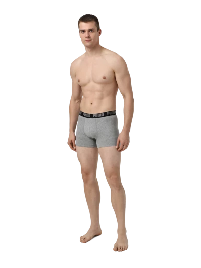 Спідня білизна Puma MEN EVERYDAY BASIC BOXERS 2P - 176237, фото 1 - інтернет-магазин MEGASPORT