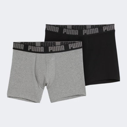 Спідня білизна Puma MEN EVERYDAY BASIC BOXERS 2P - 176237, фото 6 - інтернет-магазин MEGASPORT