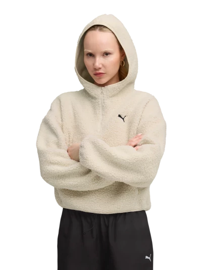 Кофта Puma WARDROBE ESS Oversized Polar Fleece Hoodie - 176888, фото 1 - інтернет-магазин MEGASPORT