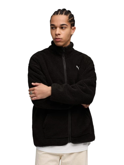 Кофта Puma ESS ELEVATED Relaxed Winterized Full-Zip Sherpa - 176893, фото 1 - інтернет-магазин MEGASPORT