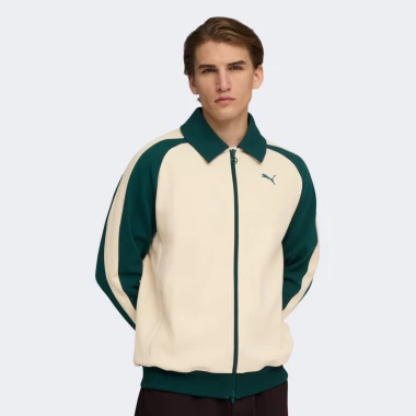 T7 Relaxed Wing Collar Jacquard Track Jacket DK T7 Relaxed Wing Collar Jacquard Track Jacket DK