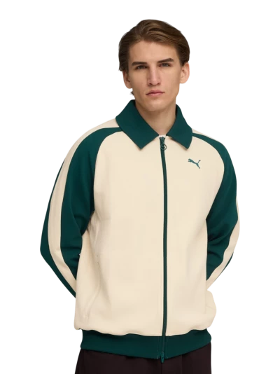 Кофта Puma T7 Relaxed Wing Collar Jacquard Track Jacket DK - 174931, фото 1 - інтернет-магазин MEGASPORT