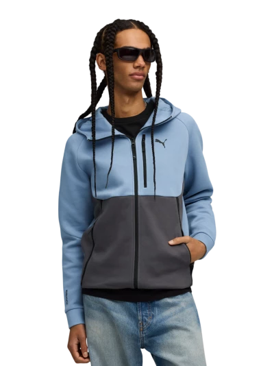 Кофта Puma PUMATECH Full-Zip Hoodie DK - 174615, фото 1 - інтернет-магазин MEGASPORT