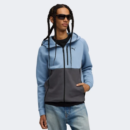 Кофта Puma PUMATECH Full-Zip Hoodie DK - 174615, фото 1 - інтернет-магазин MEGASPORT