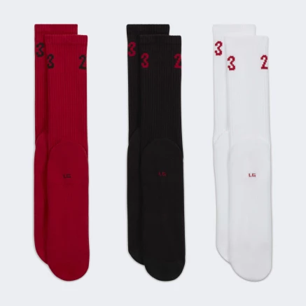 Шкарпетки Jordan U J ESSENTIAL CREW 3PR - 144 - 176918, фото 3 - інтернет-магазин MEGASPORT