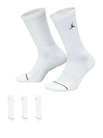 Шкарпетки Jordan U J EVERYDAY CUSH POLY CREW 3PR - 144 - 160697, фото 1 - інтернет-магазин MEGASPORT