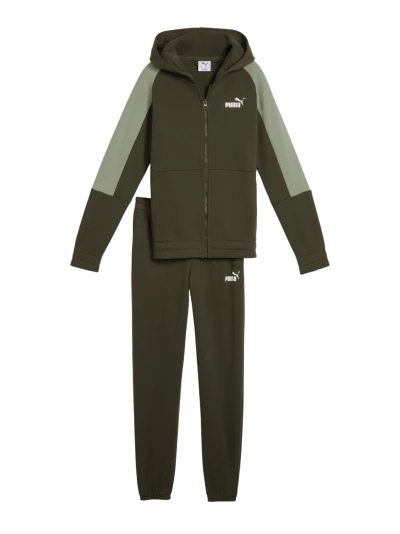 Спортивний костюм Puma ESS BLOCK Hooded Full-Zip Sweat Suit FL B - 175326, фото 1 - інтернет-магазин MEGASPORT