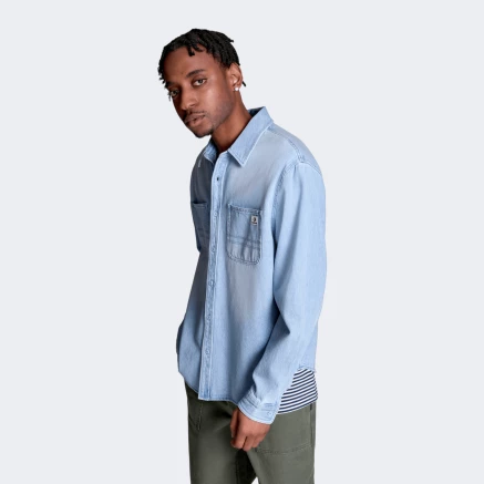 Сорочка Converse LS DENIM SHIRT - 177036, фото 6 - інтернет-магазин MEGASPORT