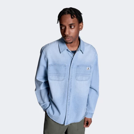 Сорочка Converse LS DENIM SHIRT - 177036, фото 1 - інтернет-магазин MEGASPORT