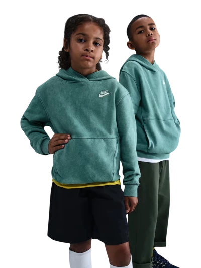 Кофта Nike K NSW WASH PO HOODIE FT - 176125, фото 1 - інтернет-магазин MEGASPORT
