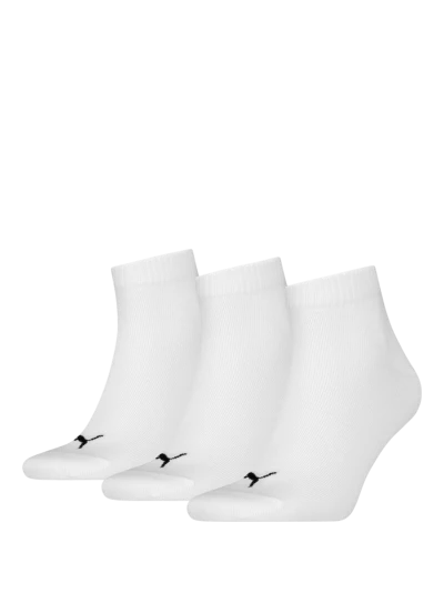 Шкарпетки Puma UNISEX QUARTER PLAIN 3P - 168389, фото 1 - інтернет-магазин MEGASPORT