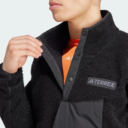 Кофта Adidas XPL PILE SNAP - 177111, фото 4 - інтернет-магазин MEGASPORT