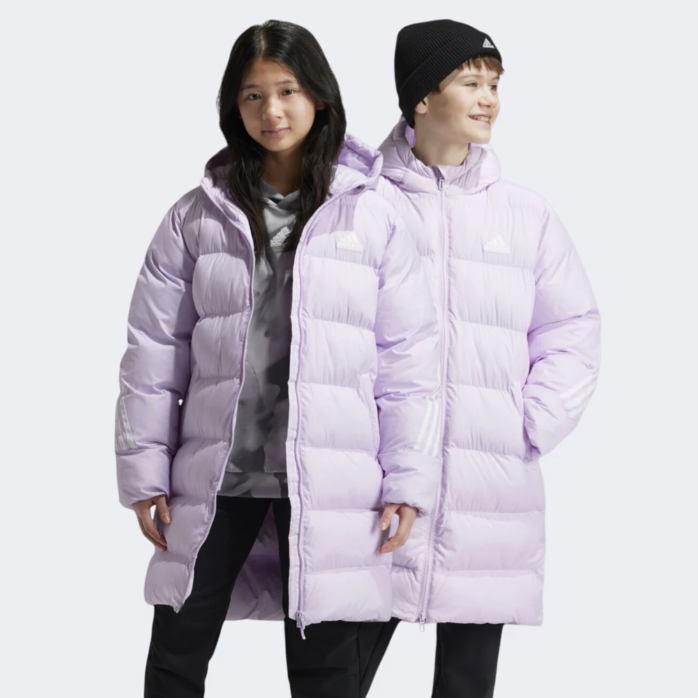Куртка Adidas J FI 3S PARKA 8–16 лет | Цвет: фиолетовый | купить в