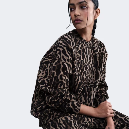 Кофта Nike W NSW PHNX FLC OS AOP CREW 177274 купити в MEGASPORT, фото 4 Кофта Nike W NSW PHNX FLC OS AOP CREW - 177274, фото 4 - інтернет-магазин MEGASPORT