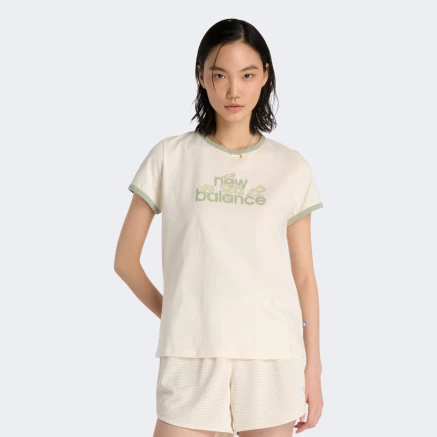 Футболка New Balance Flower Ringer T-Shirt - 174599