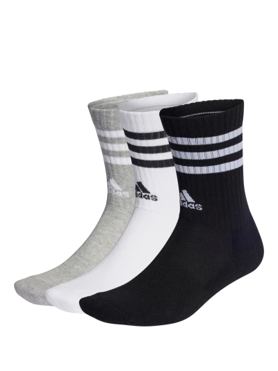Шкарпетки Adidas 3S C SPW CRW 3P - 167363, фото 1 - інтернет-магазин MEGASPORT
