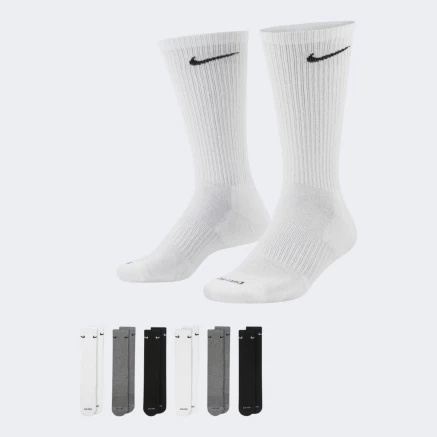 Шкарпетки Nike U NK EVERYDAY PLUS CUSH CREW 6PR - 132 - 169558 Шкарпетки Nike U NK EVERYDAY PLUS CUSH CREW 6PR - 132 - 169558