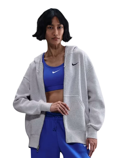 Кофта Nike W NSW PHNX FLC FZ OS HOODIE - 175197, фото 1 - інтернет-магазин MEGASPORT