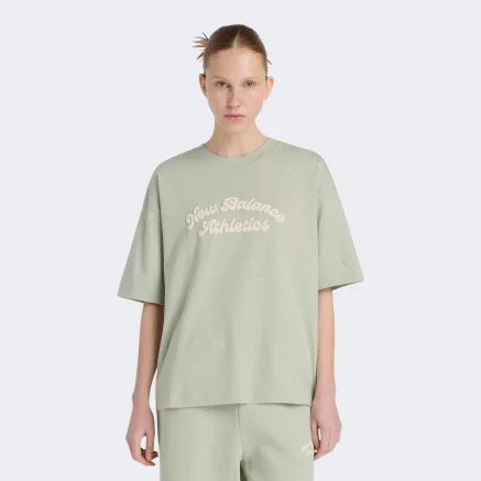 Футболка New Balance Linear Heritage Oversized T-Shirt - 175573 Футболка New Balance Linear Heritage Oversized T-Shirt - 175573