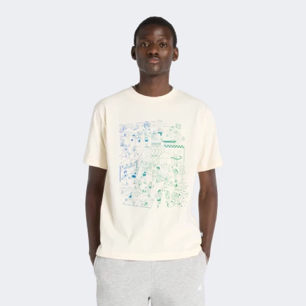 Футболка New Balance Athletics Run Mural T-Shirt - 174591