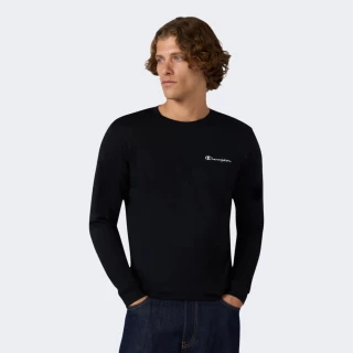 Лонгслів Champion crewneck long sleeve t-shirt | Колір: чорний