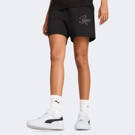 Шорти Puma ESS SCRIPT High-Waist Shorts 5" - 173322 Шорти Puma ESS SCRIPT High-Waist Shorts 5" - 173322