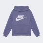 Кофта Nike K NSW CLUB FLC HDY HBR, фото 1 - інтернет магазин MEGASPORT