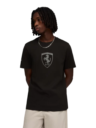 Футболка Puma Ferrari Tonal Shield Tee - 178066 Футболка Puma Ferrari Tonal Shield Tee - 178066