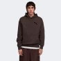 Кофта Puma ESS ELEVATED CAT LOGO Relaxed Hoodie DK, фото 1 - інтернет магазин MEGASPORT