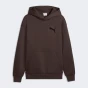 Кофта Puma ESS ELEVATED CAT LOGO Relaxed Hoodie DK, фото 4 - інтернет магазин MEGASPORT