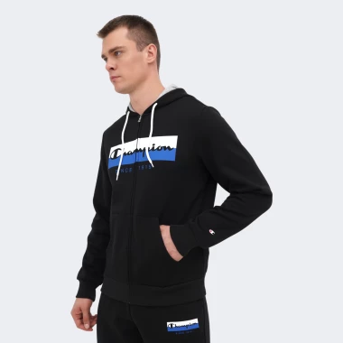 hooded full zip sweatshirt