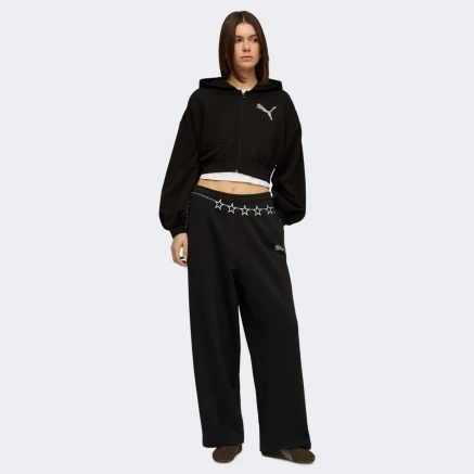 Спортивнi штани Puma ESS GRAPHIC LEO LUXE Bedazzled Slouchy Pants TR - 178931