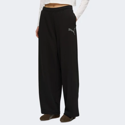 Спортивнi штани Puma ESS GRAPHIC LEO LUXE Bedazzled Slouchy Pants TR - 178931