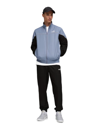 Woven Colorblock Suit