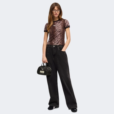 Футболка Puma ESS GRAPHICS LEO LUXE Bedazzled Slim Tee - 179541