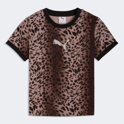Футболка Puma ESS GRAPHICS LEO LUXE Bedazzled Slim Tee - 179541
